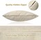 4 Pieces Linen Throw Pillow Covers 18x18 Inch Vintage Halloween Scaredy Cats Pumpkins Skeletons Home Decor Pillowcase Square Cushion Covers for Sofa Bed Couch